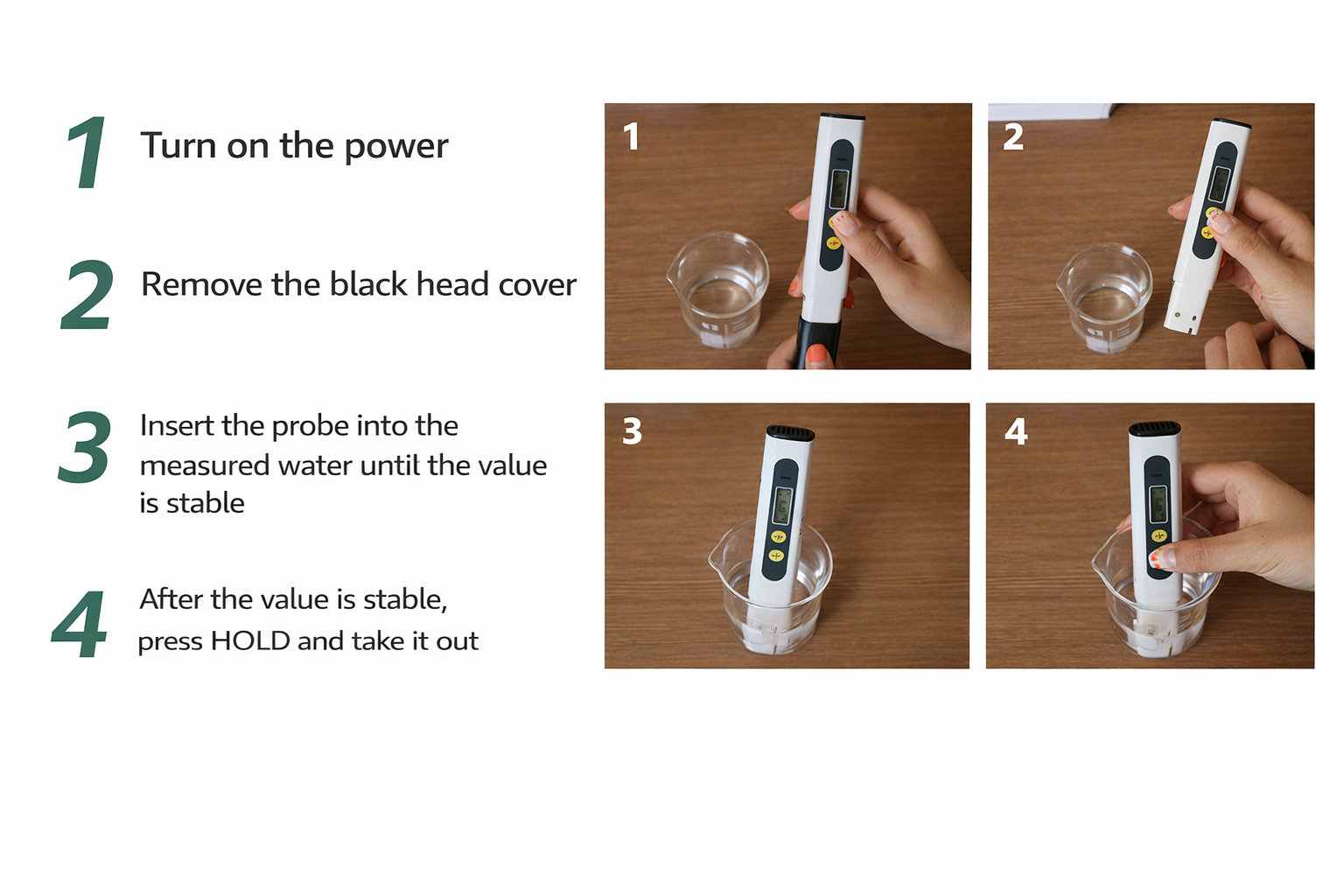 TDS water quality tester pen